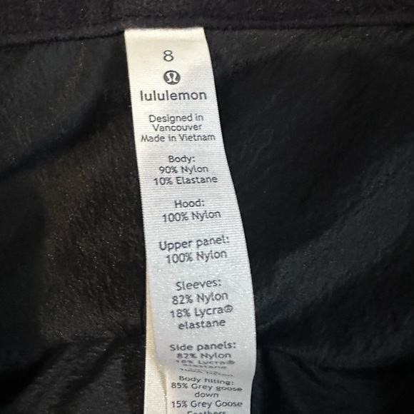 Lululemon Down For It All Hooded Jacket - Picture 2 of 2